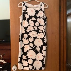 Adrienne vittadini- floral sheath dress- size 10